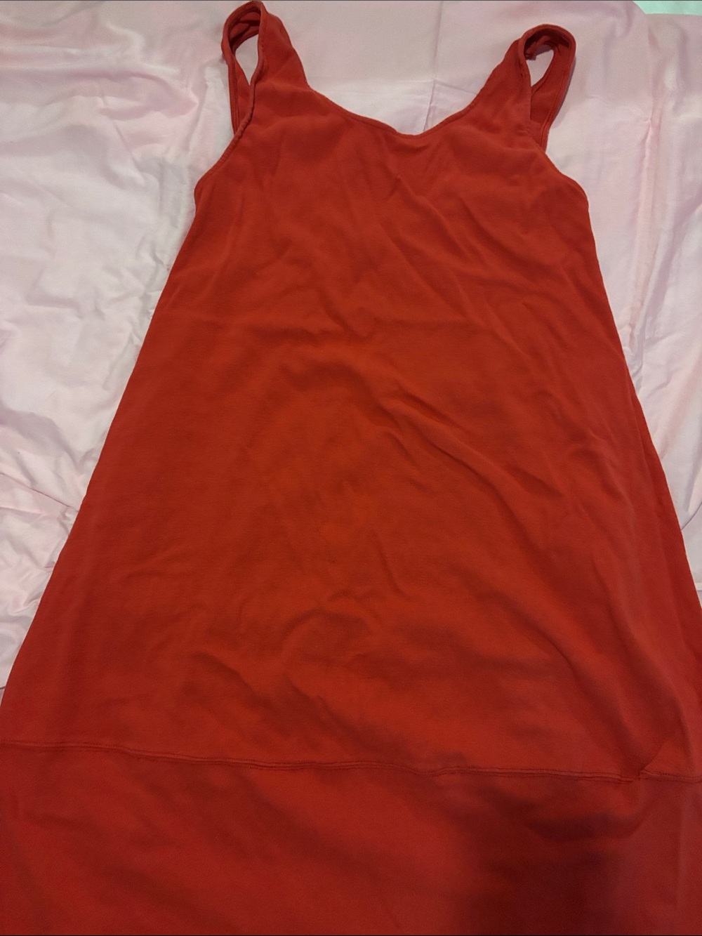 Free People Beach Barrel Red Tank Dress
